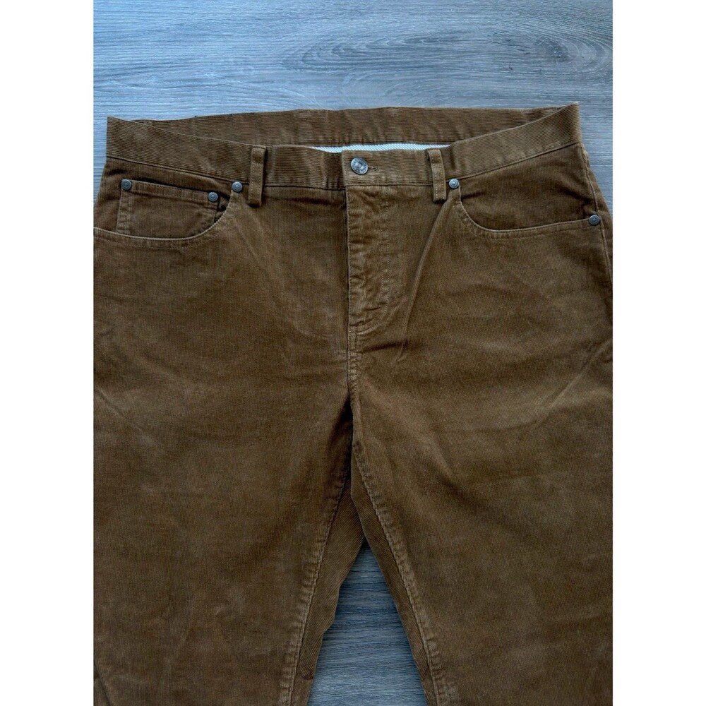 Brooks Brothers Brown Corduroy Pants Mens 36x30 Slim Fit